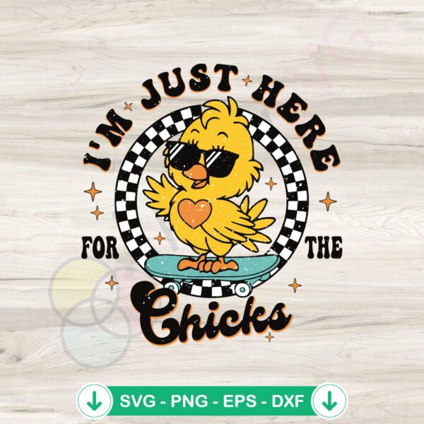 Happy Easter Chicks SVG file for Cricut, cut file for holiday crafts