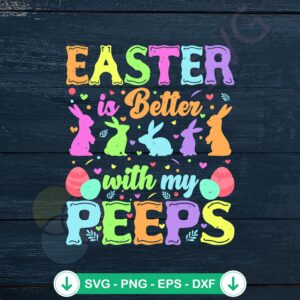 Easter Peeps Bunny svg file for cricut cutting machine