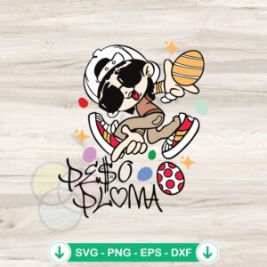 Funny Peso Pluma Easter Day svg file for Cricut and cutting machine