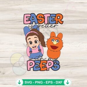 My Peeps Sesame Street svg file for Cricut cutting machine